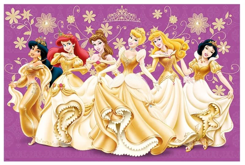 Puzzle Trefl Disney Princesses, 24 MAXI piese foto