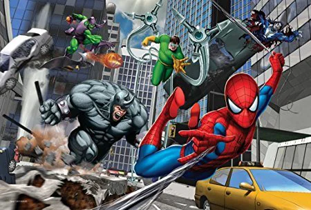 Puzzle Trefl Disney Marvel Spiderman Attack, 100 piese foto