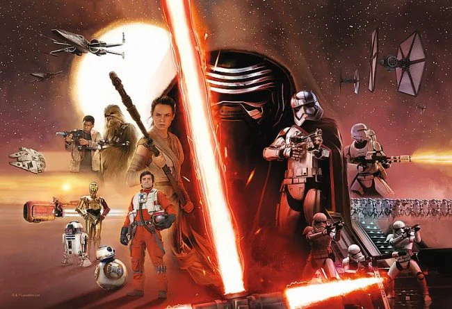 Puzzle Trefl Lucasfilm Star Wars Episode VII Fight for Power, 100 piese foto