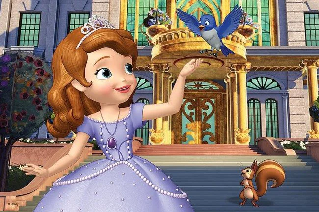 Puzzle Trefl Disney Sofia the First In front of the Palace, 60 piese foto