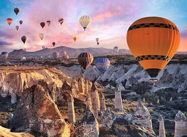 Puzzle Trefl Balloons over Cappadocia, 3000 piese foto