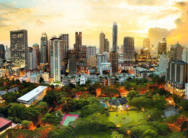 Puzzle Trefl Sunset in Bangkok, 3000 piese foto