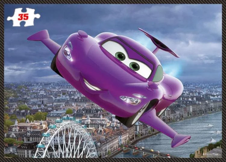 Puzzle Trefl Disney Cars "Set off on a Journey", 4 in 1 (35+48+54+70 piese) foto
