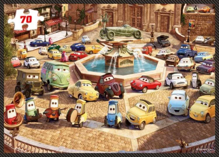 Puzzle Trefl Disney Cars "Set off on a Journey", 4 in 1 (35+48+54+70 piese) foto