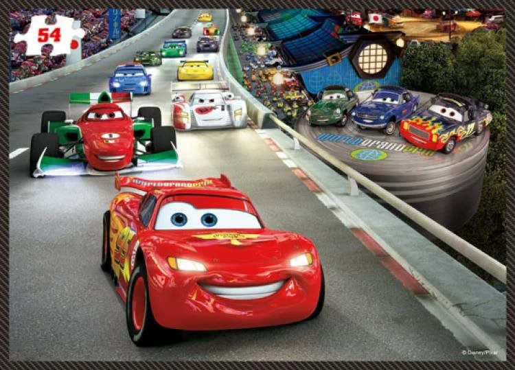 Puzzle Trefl Disney Cars "Set off on a Journey", 4 in 1 (35+48+54+70 piese) foto