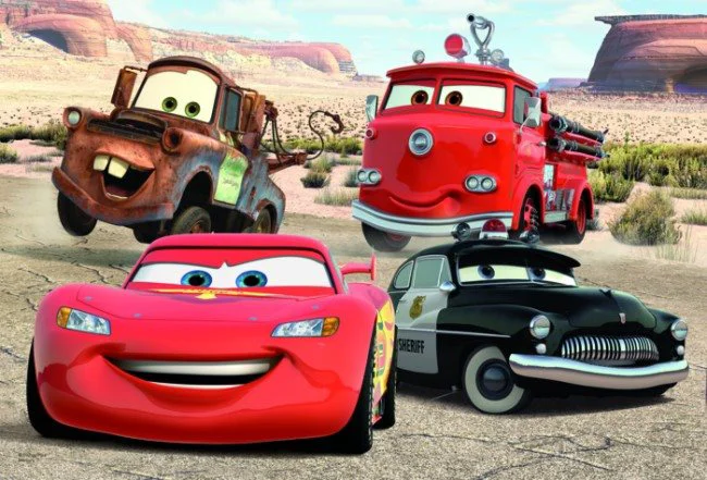 Puzzle Color Trefl Disney Cars 2 "Cars in the desert", 40 piese foto