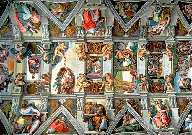 Puzzle Trefl Sistine Chapel ceiling, 6000 piese foto