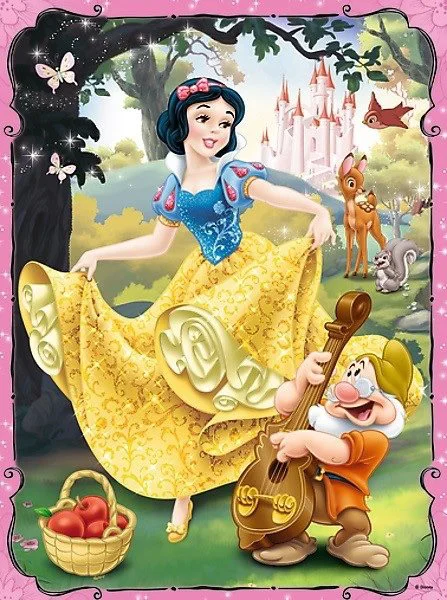 Пазл+memos Trefl Disney Princess "Snow White in love" 2 в 1 (30+48 эл.) foto