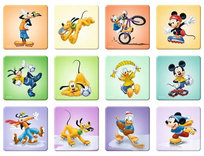 Puzzle+memos Trefl Mickey "Fun with friends", 2 in 1 (30+48 piese) foto