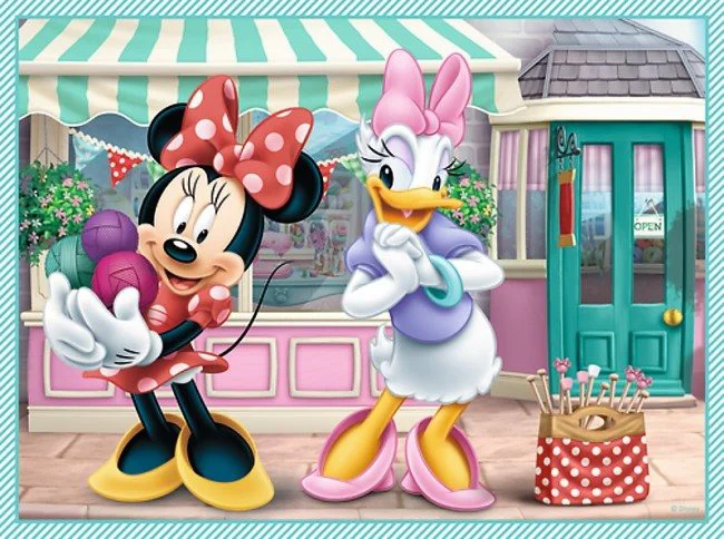 Puzzle+memos Trefl Minnie "Minnie's hobby", 2 in 1 (30+48 piese) foto