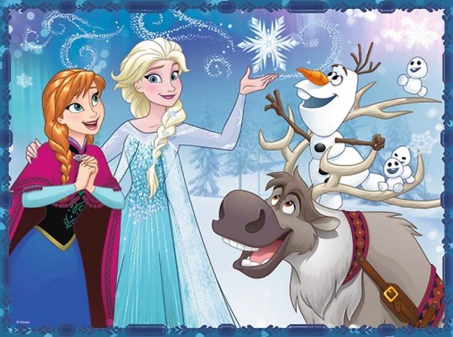 Puzzle+memos Trefl Disney Frozen "Sisters" 2 in 1 (30+48 piese) foto