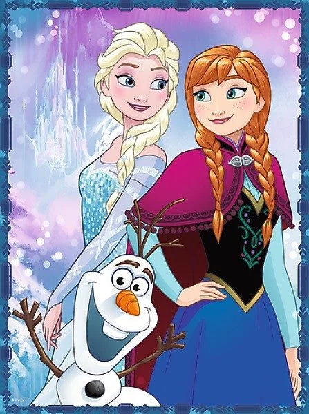 Puzzle+memos Trefl Disney Frozen "Sisters" 2 in 1 (30+48 piese) foto