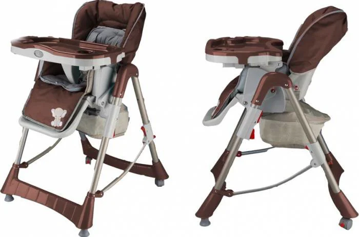 Стульчик для кормления BabyGo Tower Maxi Brown foto