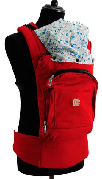 Marsupiu anatomic BabyGo Kangoo Active Air Red