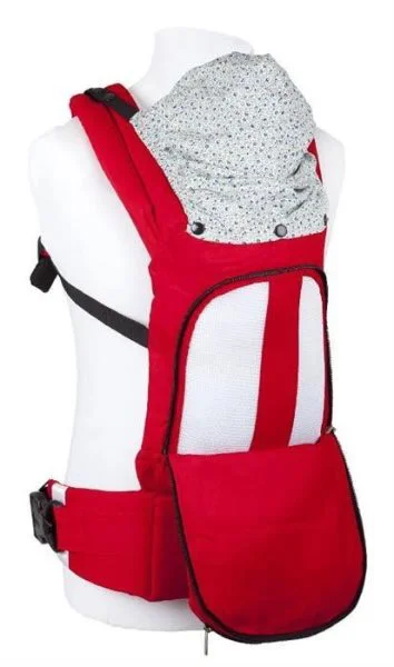 Marsupiu anatomic BabyGo Kangoo Active Air Red