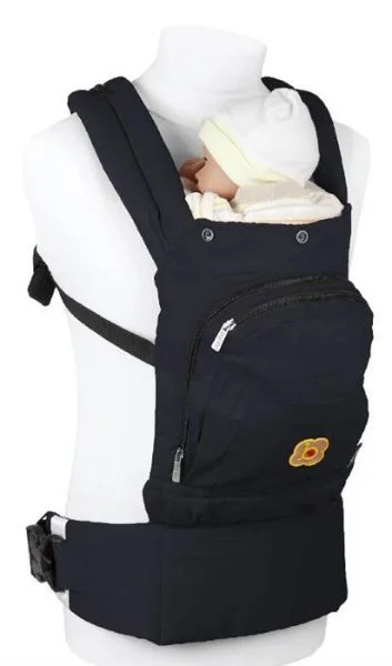 Marsupiu anatomic BabyGo Kangoo Active Air Black foto