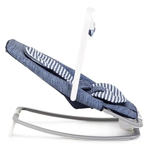 Музыкальный шезлонг с вибрацией Joie Dreamer Denim