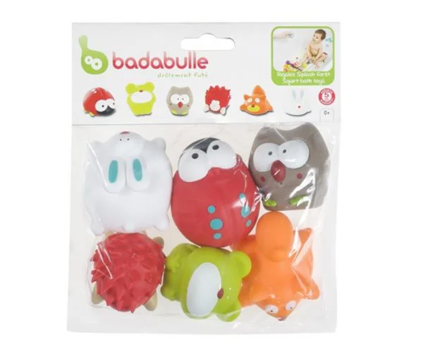 Jucarii pentru baita Badabulle Forest, 6 buc.
