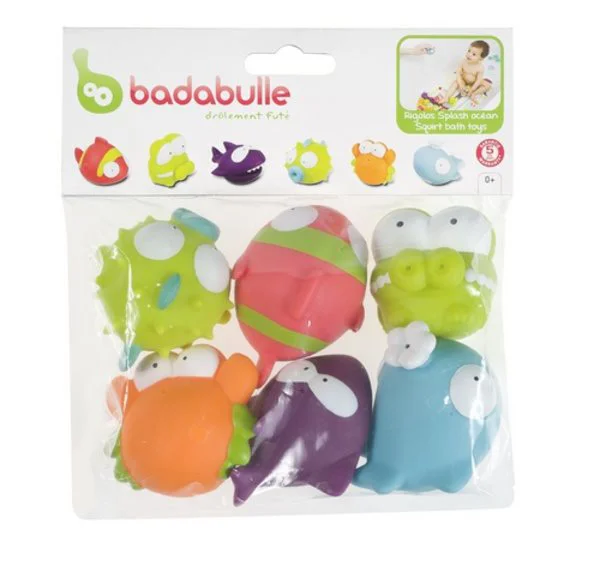 Jucarii pentru baita Badabulle Ocean, 6 buc.