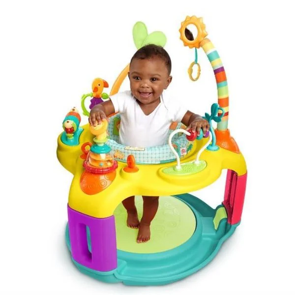 Игровой развивающий центр Bright Starts Springin’ Safari Bounce-A-Round foto