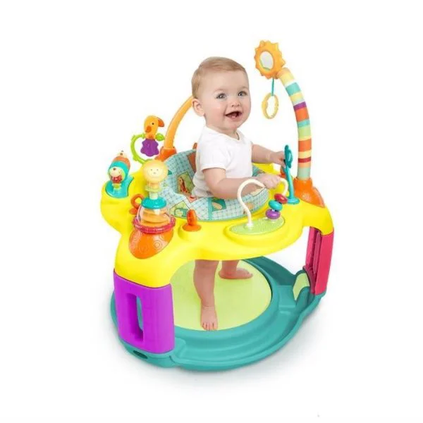 Игровой развивающий центр Bright Starts Springin’ Safari Bounce-A-Round foto