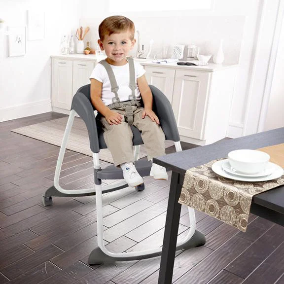 Scaun de masa 3 in 1 Bright Starts Ingenuity Trio SmartClean Aqua