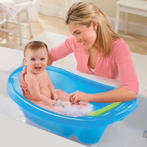 Set cadita si suport de baita Summer Infant Sparkle And Splash foto