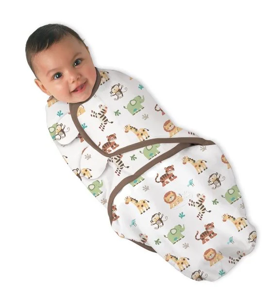 Sistem de infasare pentru bebelusi Summer Infant SwaddleMe Jungle (4-6 luni) foto