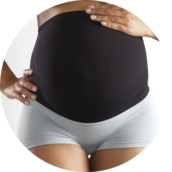 Centura suport Cantaloop Essentials Black pentru perioada prenatala, marimea XL foto