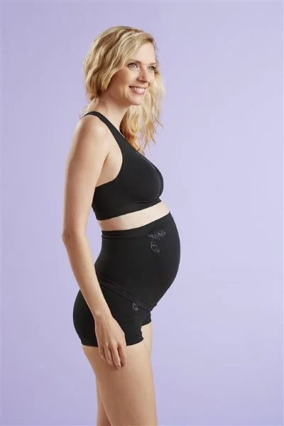 Centura suport Cantaloop Black pentru perioada prenatala, marimea L foto