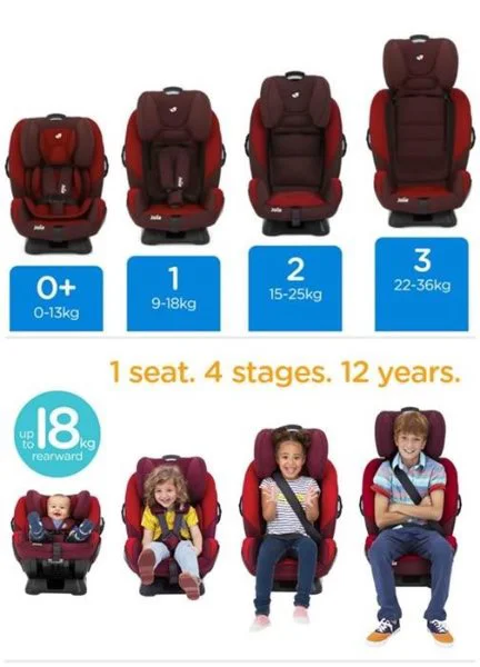 Scaun auto Joie Every Stage 0-36 kg Pumice foto