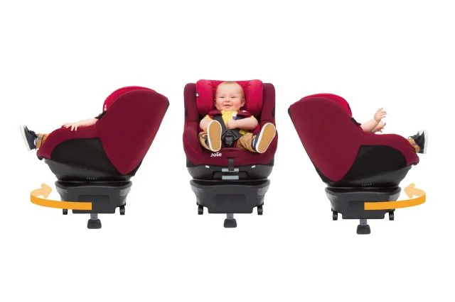 Scaun auto rotativ cu isofix Joie Spin 360 Merlot 0-18 kg foto