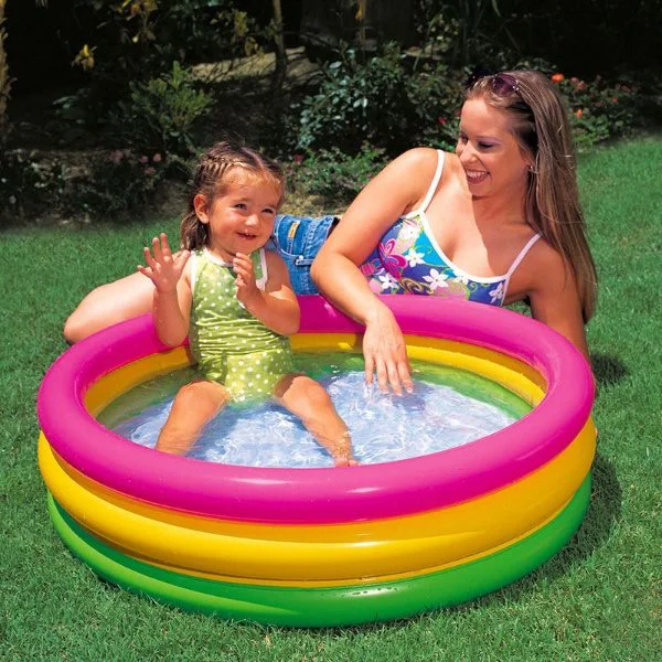 Piscina cu fund gonflabil pentru copii Intex 61x22 foto