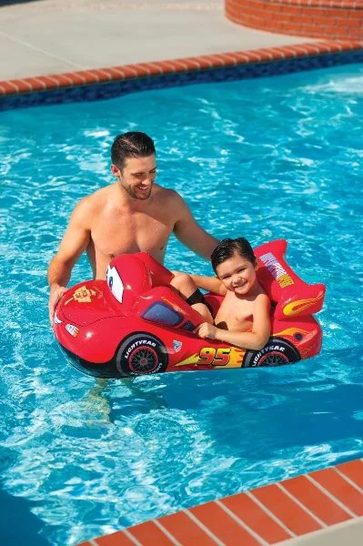 Лодка надувная детская Intex Cars (3-6 года), 109x66 см foto