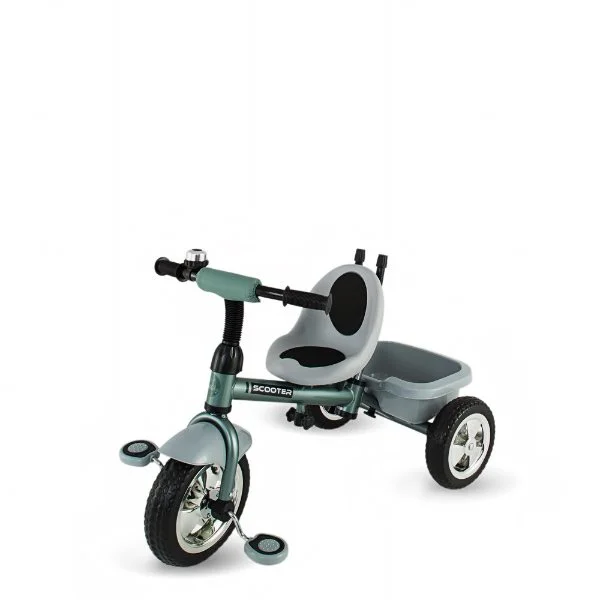 Tricicleta multifunctionala DHS Scooter Plus verde foto