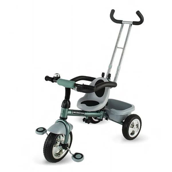Трицикл DHS Scooter Plus зеленый foto