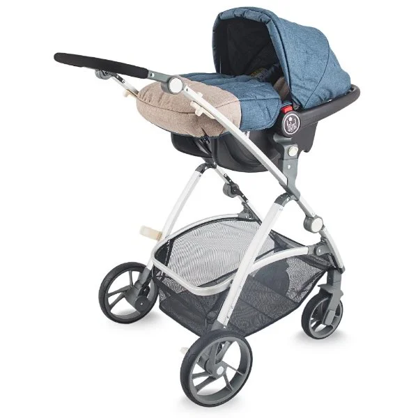 Коляска Coccolle Sereno 3 в 1 Синяя