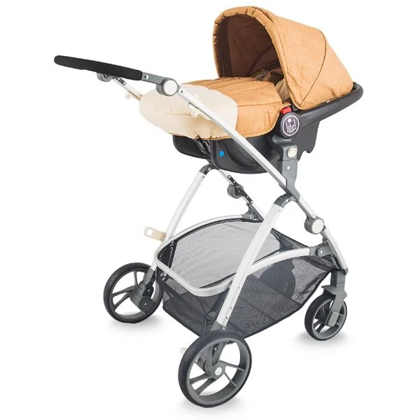 Коляска Coccolle Sereno 3 в 1 Бежевая
