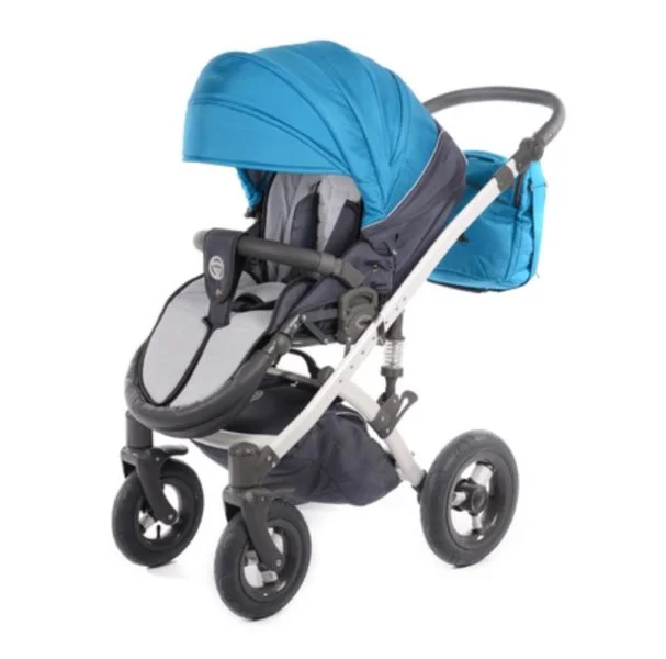 Carucior 2 in 1 Tako Omega White Blue foto