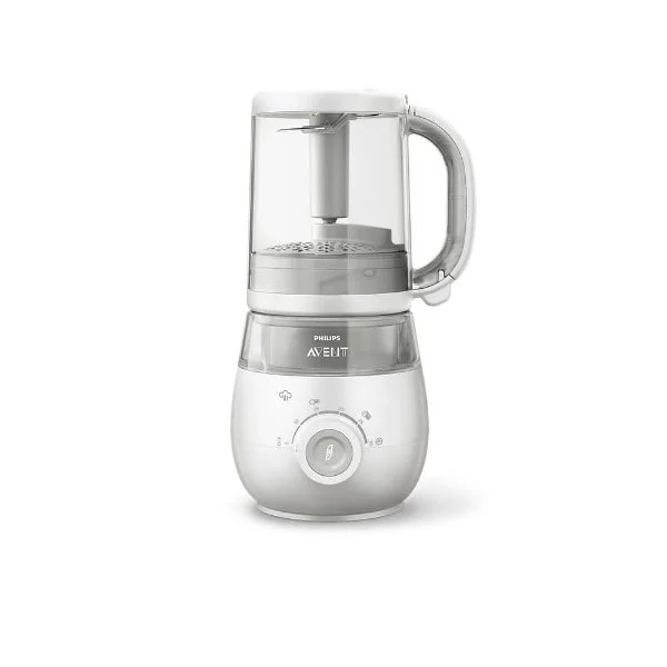 Aparat de gatit 4 in 1 cu aburi si blender Philips AVENT pentru prepararea mancarii bebelusilor foto