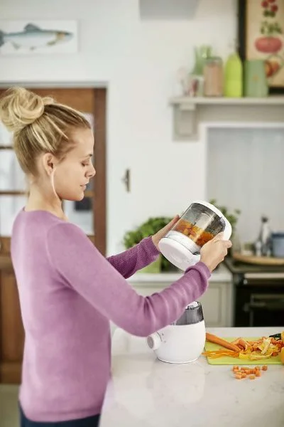 Aparat de gatit 4 in 1 cu aburi si blender Philips AVENT pentru prepararea mancarii bebelusilor foto