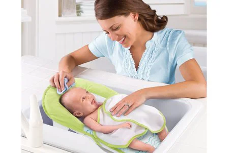 Suport pliabil de baie Summer Infant Fold&amp;Store Bath Sling foto
