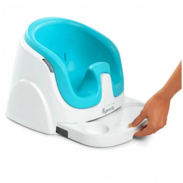 Scaun de masa 2 in 1 Bright Starts Ingenuity Peacock blue