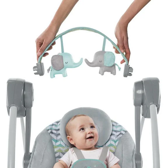Музыкально-электронные качели Bright Starts Comfort 2 Go Jungle Journey