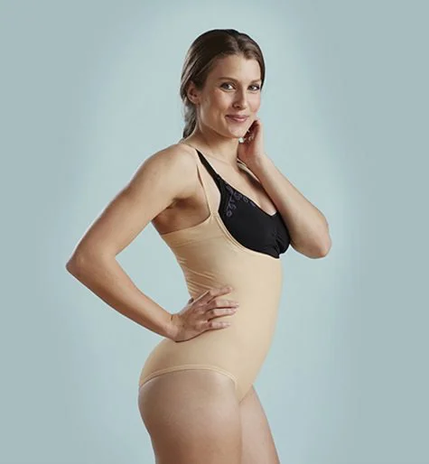 Body postnatal modelator Cantaloop Cream, marimea L foto
