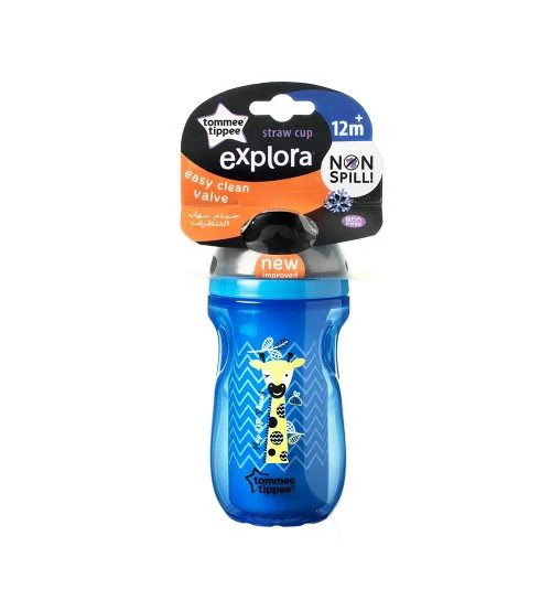 Чашка с соломой изотермическая Tommee Tippee Explora (12+ мес.), 260 мл