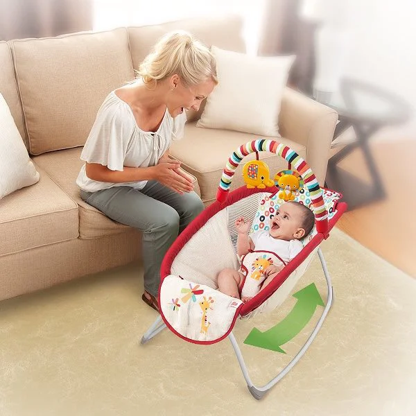 Patut-sleeper Bright Starts Playful Pinwheels foto