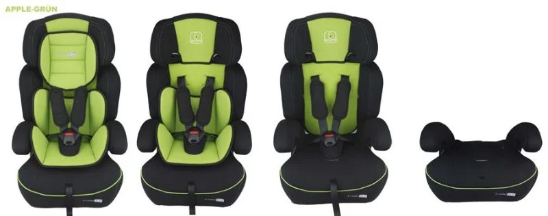 Scaun auto BabyGo Freemove Green, 9-36 kg