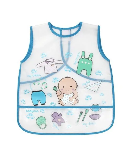 Baveta impermeabila BabyOno "Baby explorer" (12+ luni) foto