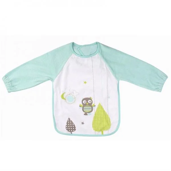 Нагрудник с длинным рукавом Badabulle Bib Blue